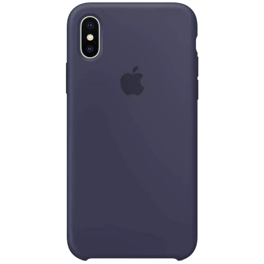 Funda Silicone Case Azul Noche Para IPhone XS Max - Apple
