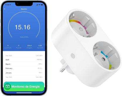 2 Enchufes Inteligentes WiFi 2 en 1 SP211 Gosund