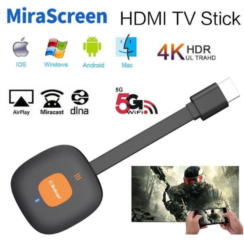 MiraScreen G18 4K inalámbrica de banda Dual HDMI