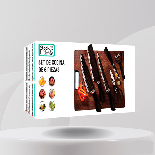 Set de cocina de 6 piezas